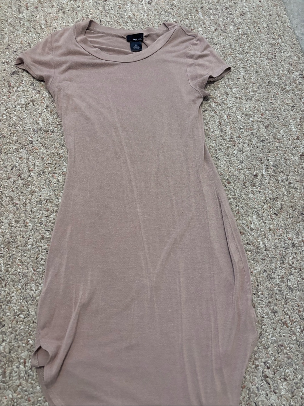 Wet Seal Women’s Brown Short Sleeve Dress